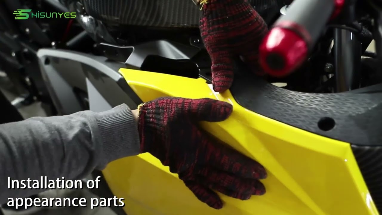 Install The Electric Motorcycle Hisunyes V3