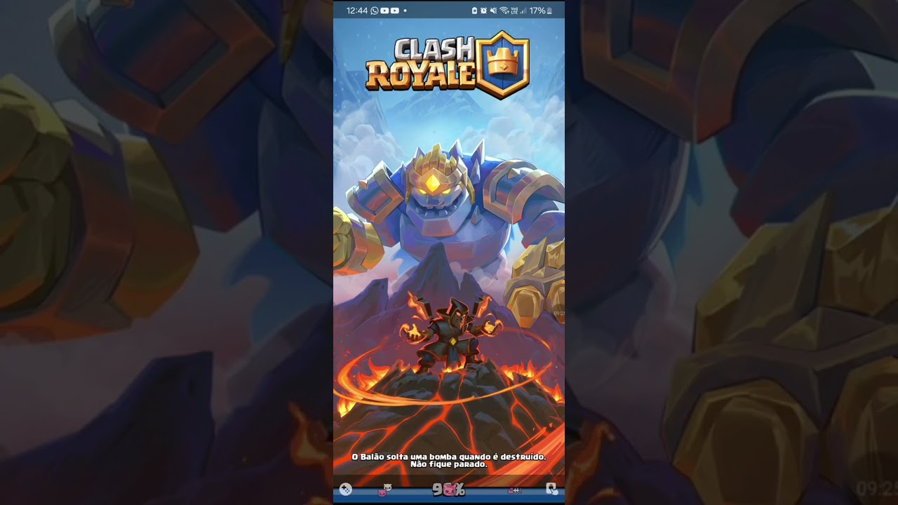 Jogando Clash Royale depois de um tempo(gostaram do video)