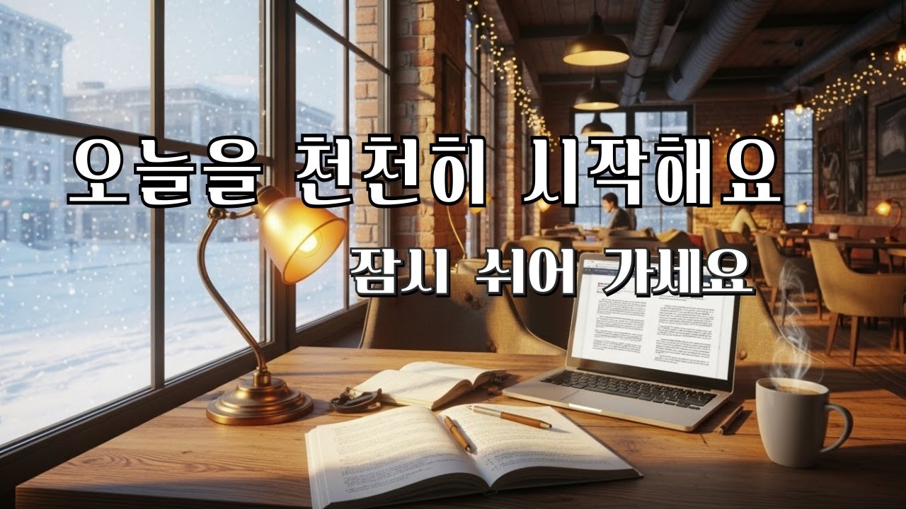 하루를 시작하는 잔잔한 카페 플레이 리스트☕   아침 햇살과 함께 듣는 카페 BGM 💕집중 잘 되는 카페 음악 ✨ Soft Music, Slow Time