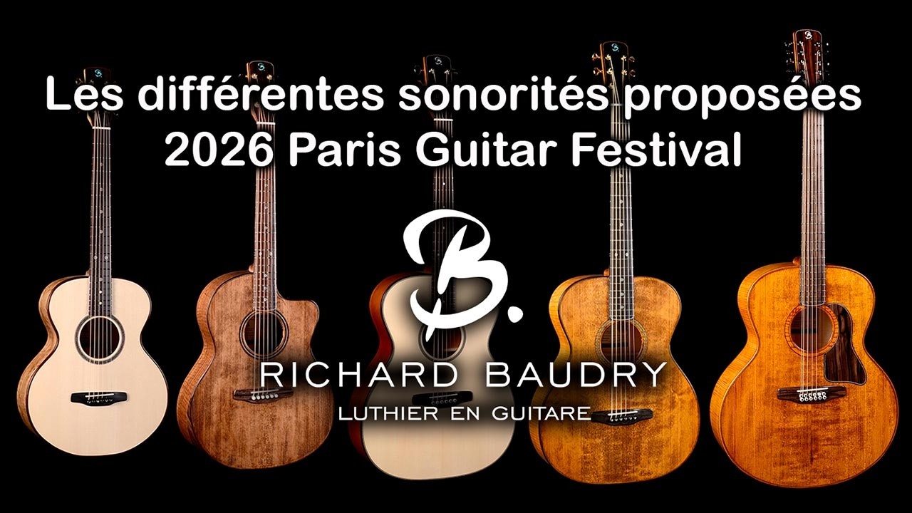 Comparatif Modèles guitares Baudry