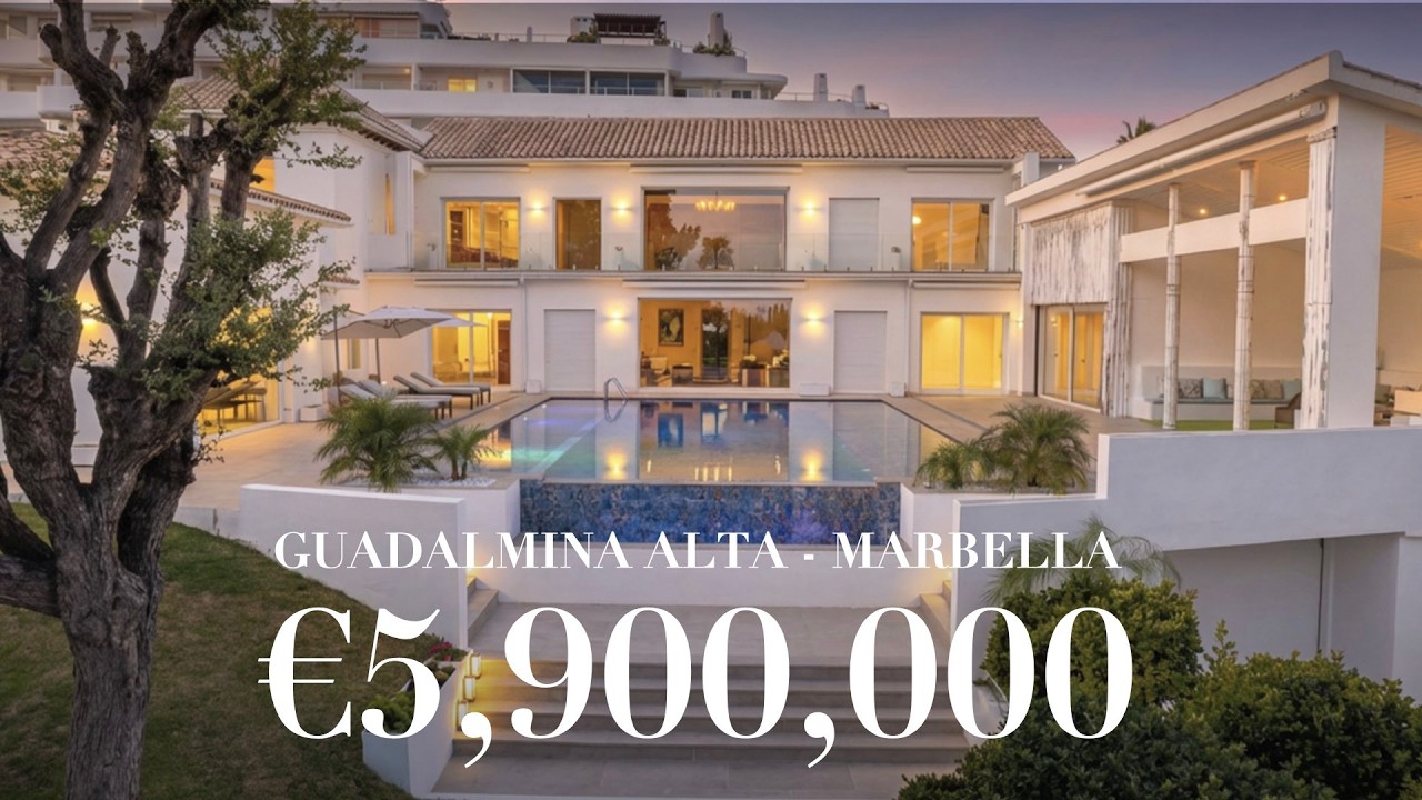 Luxury Modern Villa in Guadalmina Alta, Marbella | Elegant Family Estate Near Golf & Amenities