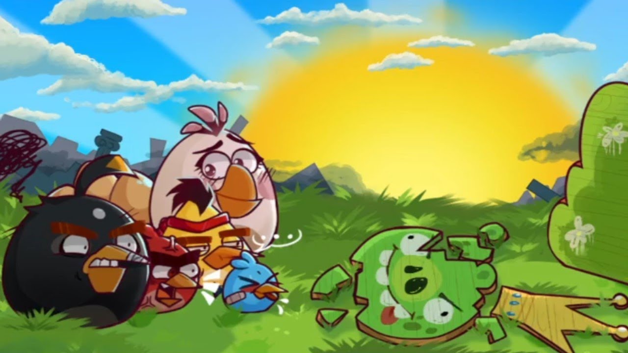 Angry Birds But Every Sprite Is Drawn By A Different Artist
