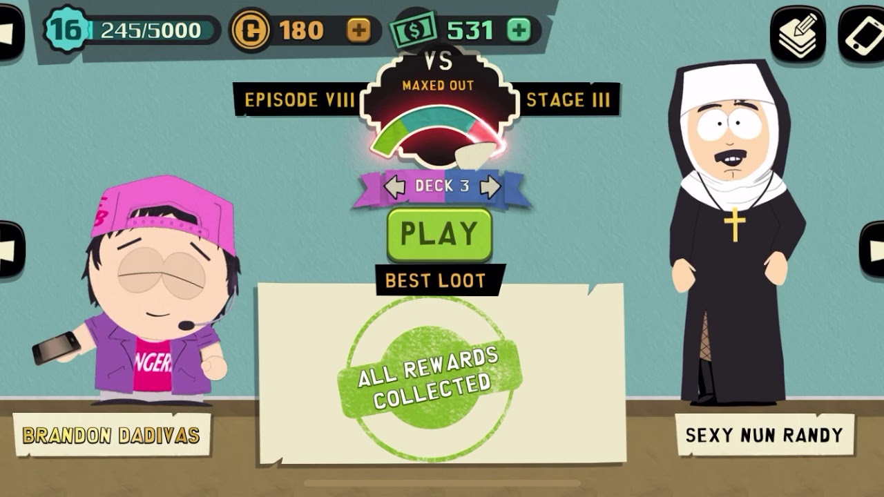 South Park Phone Destroyer Stage 38 - Sexy Nun Randy