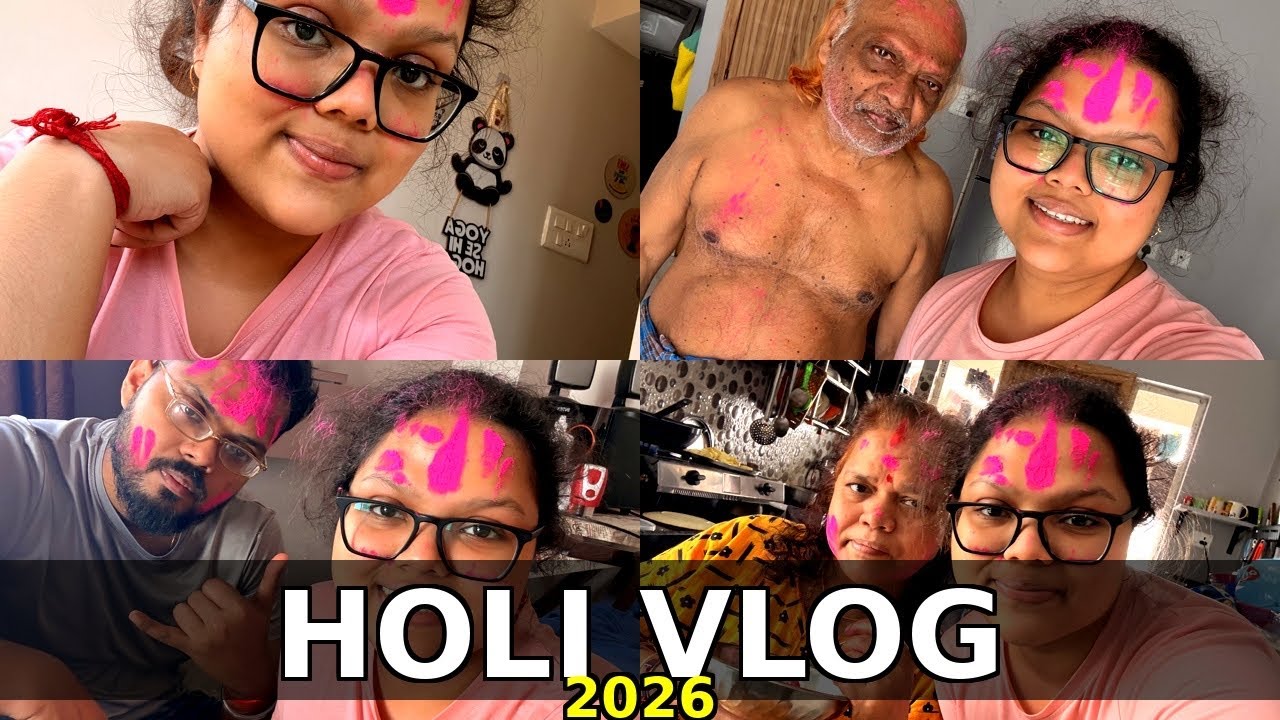 Holi Vlog 2026 🫟😍 | Bengali Vlog | Bhagyashree Saha 