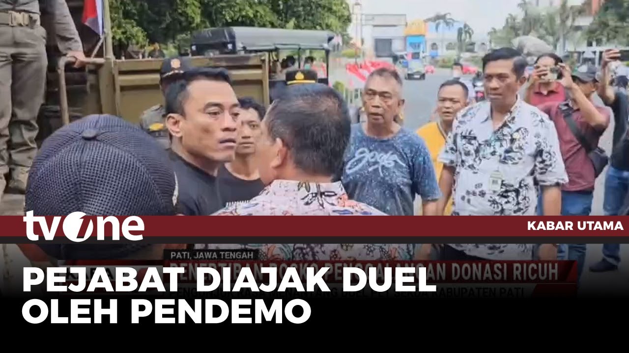 Penertiban Posko Penggalangan Donasi di Pati Ricuh | Kabar Utama tvOne