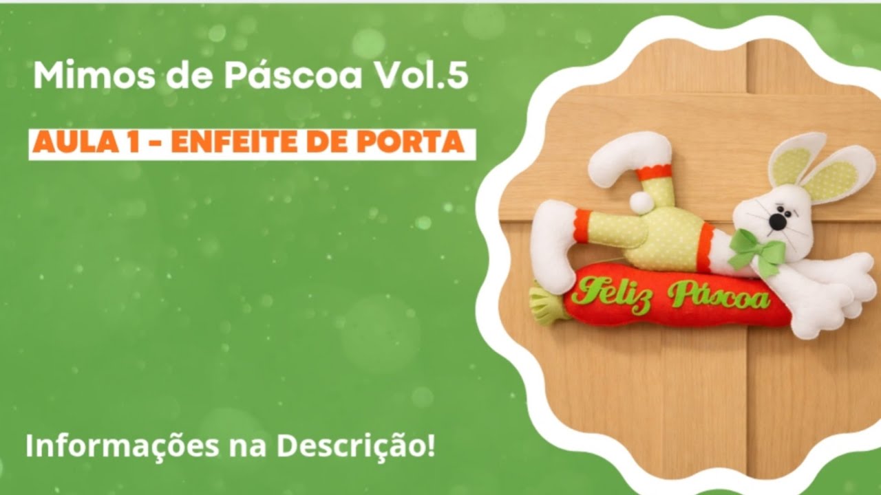 Como Fazer Enfeite de Porta de Coelho
