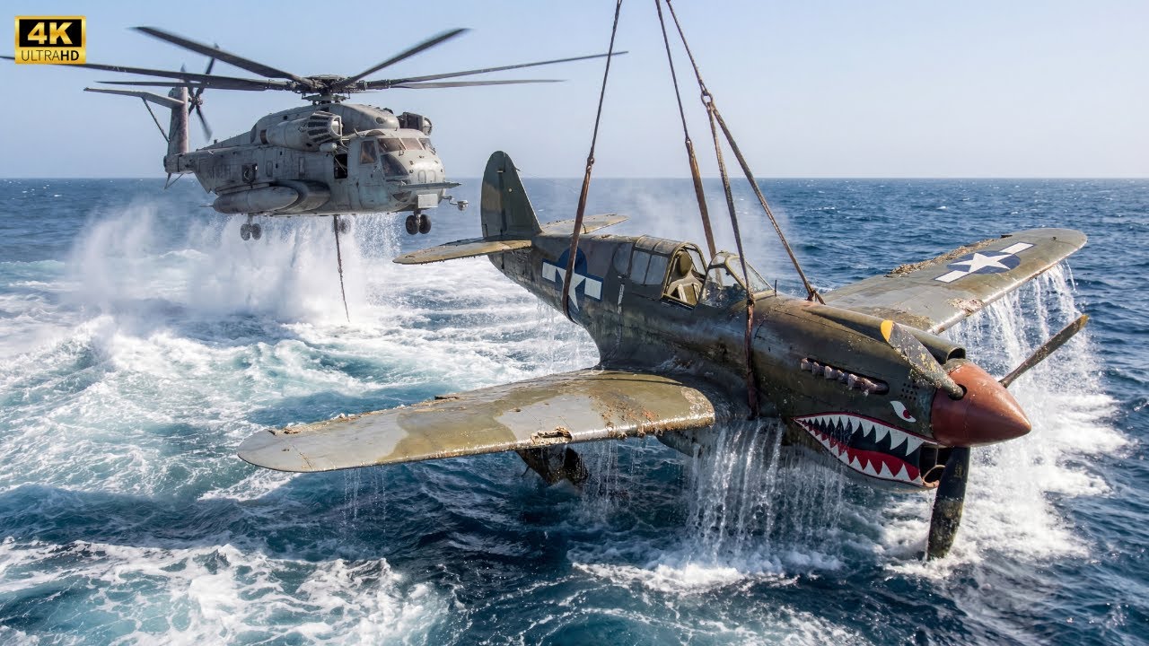Lost for Decades:Salvaging and Restoring a World War II P-40 Jet from Pearl Harbor Beneath the Ocean