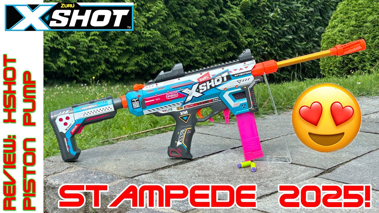 Full Auto Über Nerf: Xshot Piston Pump | Unboxing, Review & Test | Deutsch | OWL Nerf Community