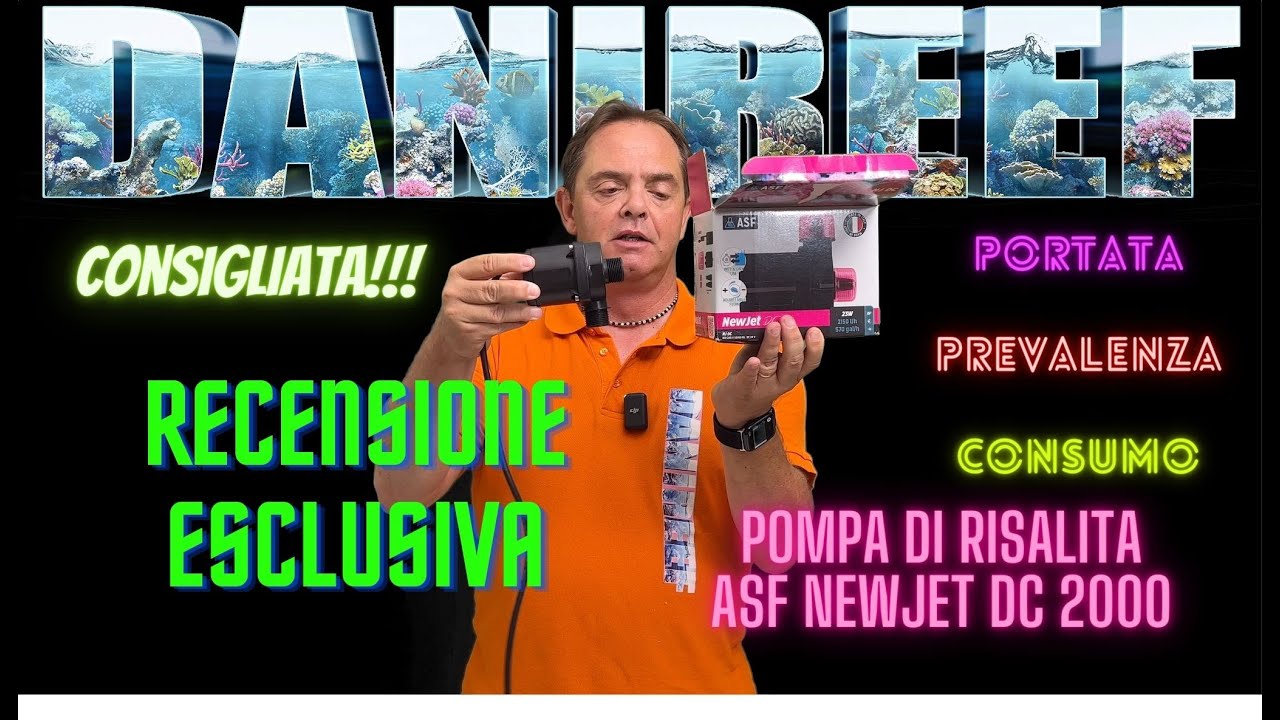 NewJet DC 2000 Recensione Pompa di Risalita per Acquario Marino ASF Aquarium Systems DaniReef