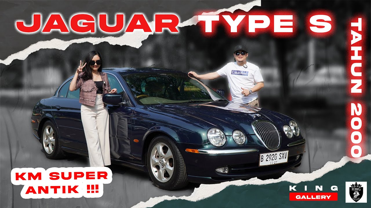 MOBIL SUPER ANTIK !!! KILOMETER SUPER LOW !!! JAGUAR S TYPE TAHUN 2000 !!! READY DI KING GALLERY ~