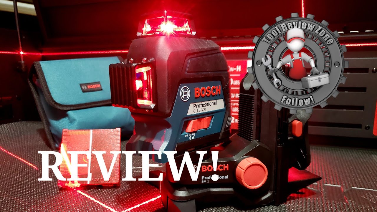 Bosch GLL3-300 200 ft Laser Level REVIEW! with BM 1 positioning device 
#bosch #boschtools #tools