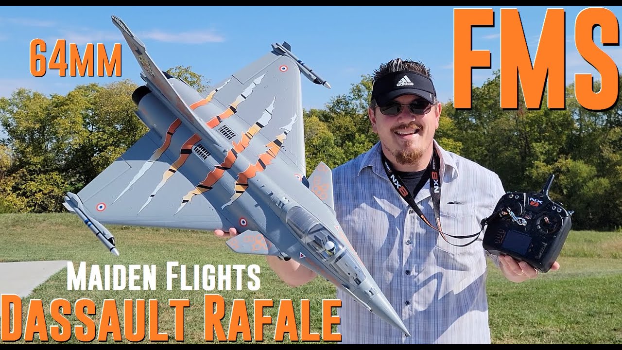 FMS - Dassault Rafale - 64mm - Maiden Flights