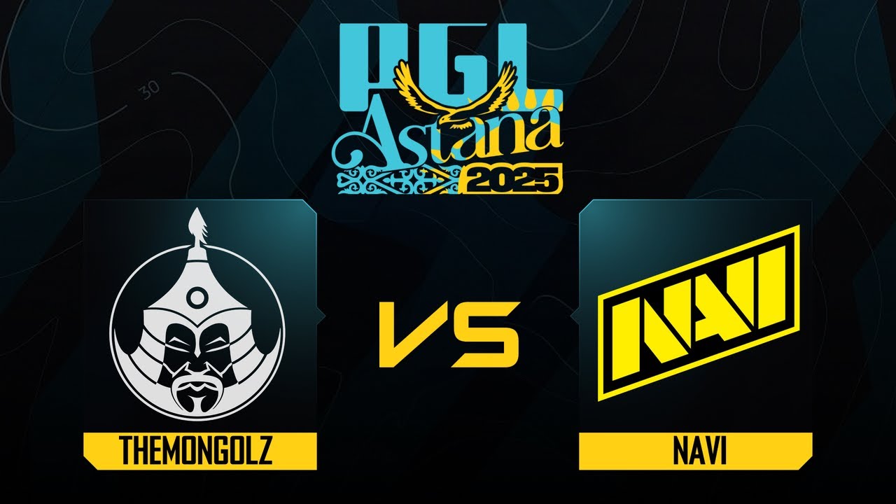 TheMongolz проти NAVI | Карта 1 | PGL Astana 2025