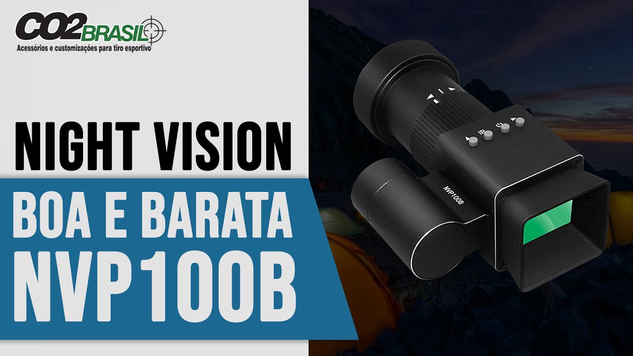 Visão Noturna + Barata do Aliexpress: O Melhor para Abates Noturnos! NVP100B #chumboestreladeprata