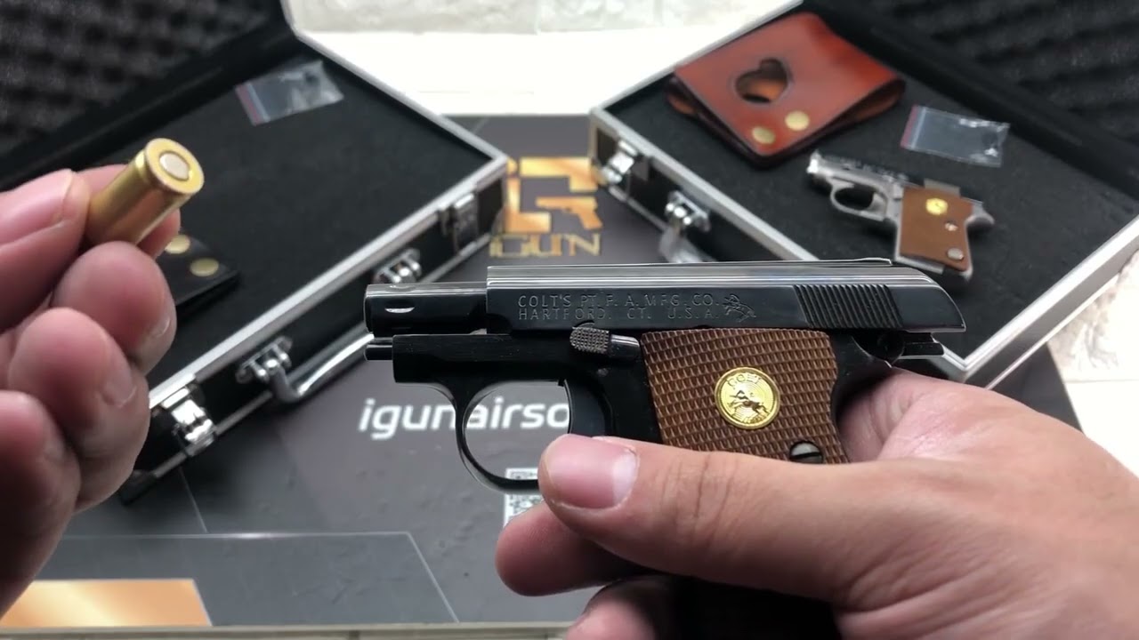 Pistola de gas COLT 25 de acero | Tainan iGUN Airsoft