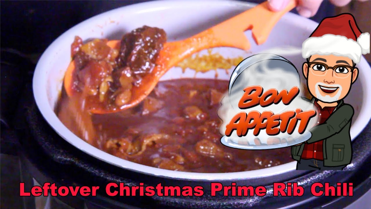 Leftover Christmas Prime Rib Chili