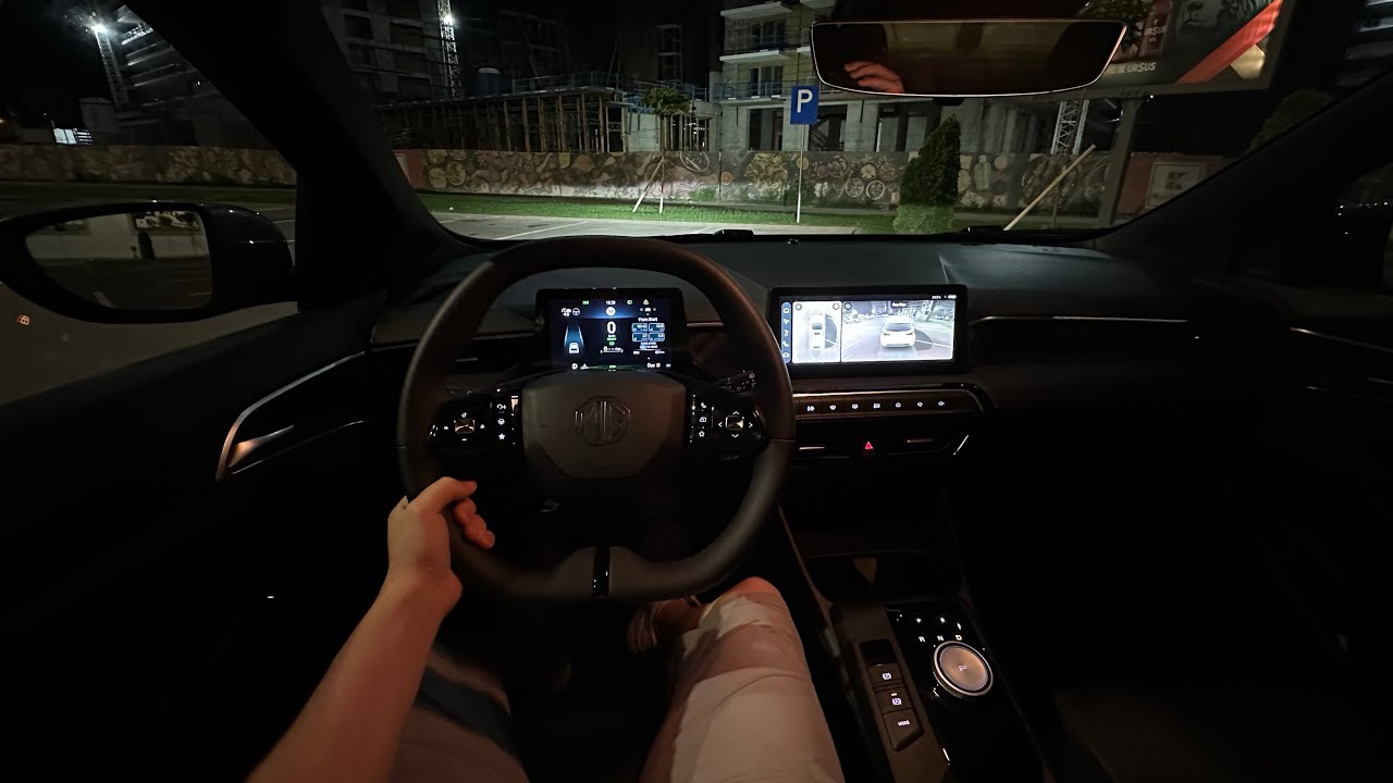 Driving New MG3 Hybrid at Night - No Comment