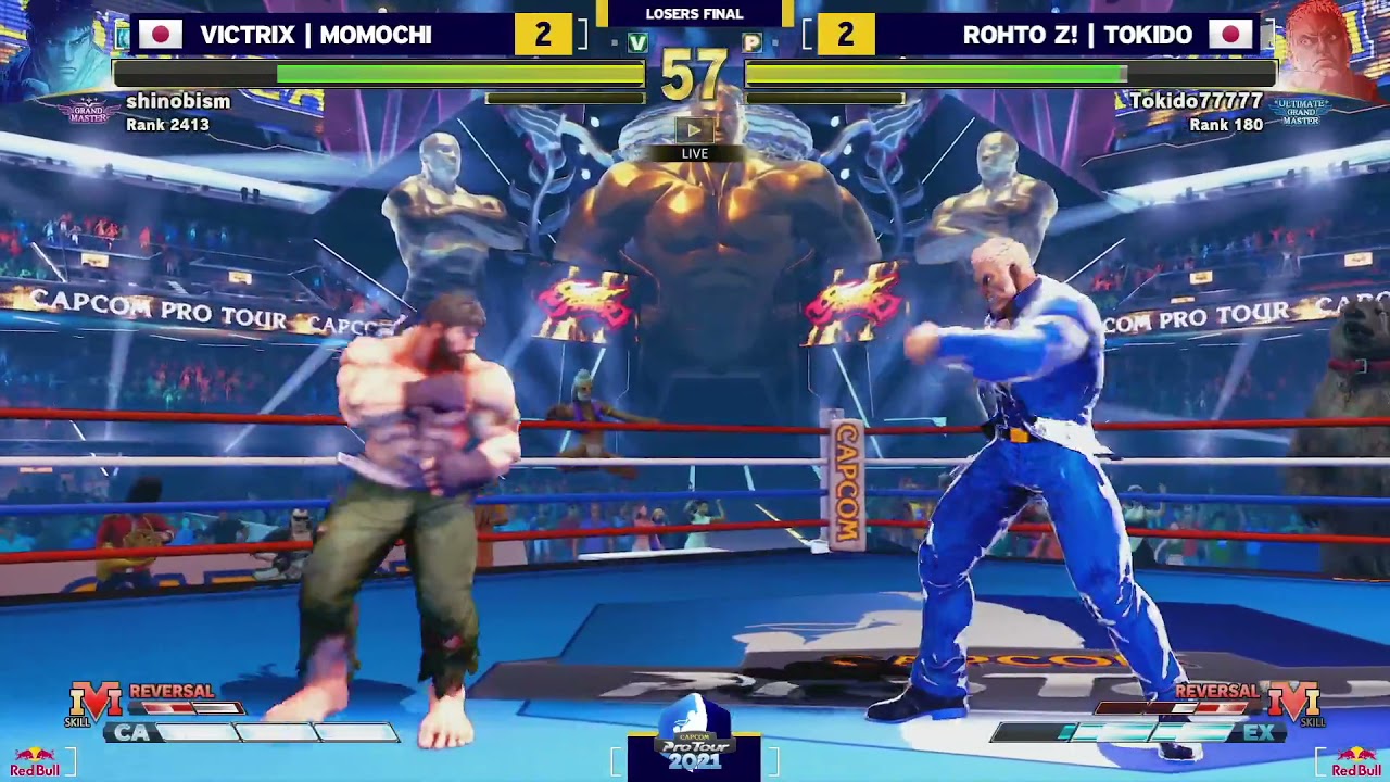 基本功扎實到如機械一般的校長在關鍵時刻也軟手？｜Momochi (Ryu) vs Tokido (Urien)｜CAPCOM PRO TOUR 2021 | 賽事精華