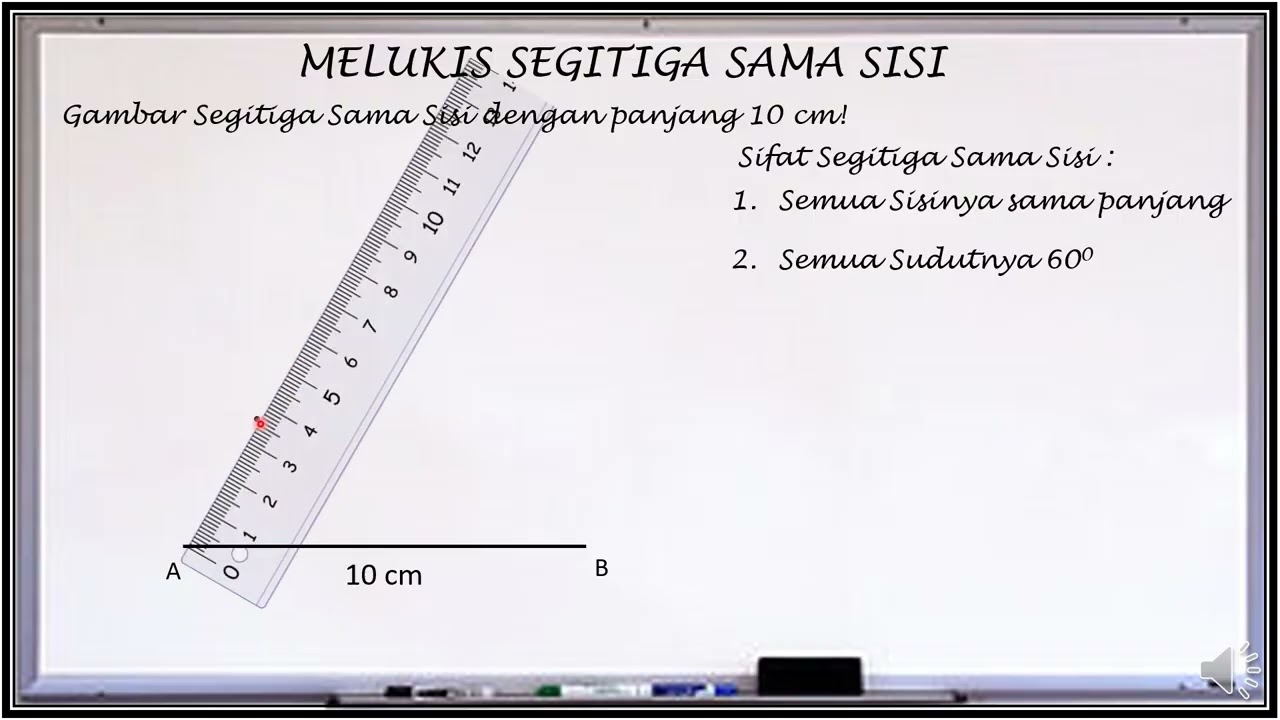 MELUKIS SEGITIGA SAMA SISI