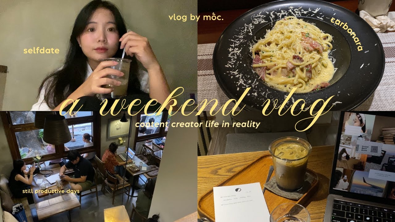 Vlog / Cuối tuần đi date 1 mình, làm này làm kia / productive weekend