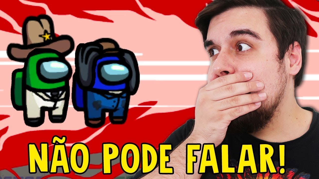 Joguei SEM FALAR e só com SKIP! - Among Us