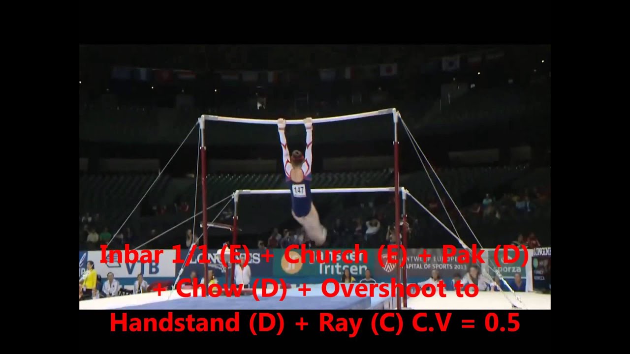 Upgraded Bars Routine for Gabrielle Douglas (CoP 2013-2016)