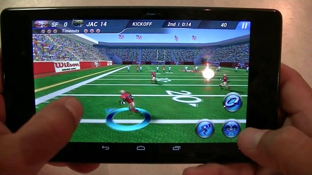 "Google" - "Nexus" - 7 NFL Game Cool Graphics