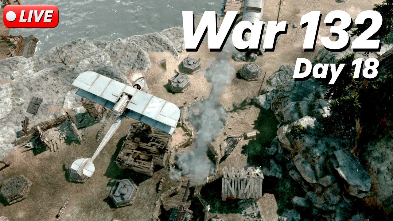 🔴 FOXHOLE AIRBORNE // WAR 132 - DAY 18 // WARDEN FRONTLINE // LIVE GAMEPLAY