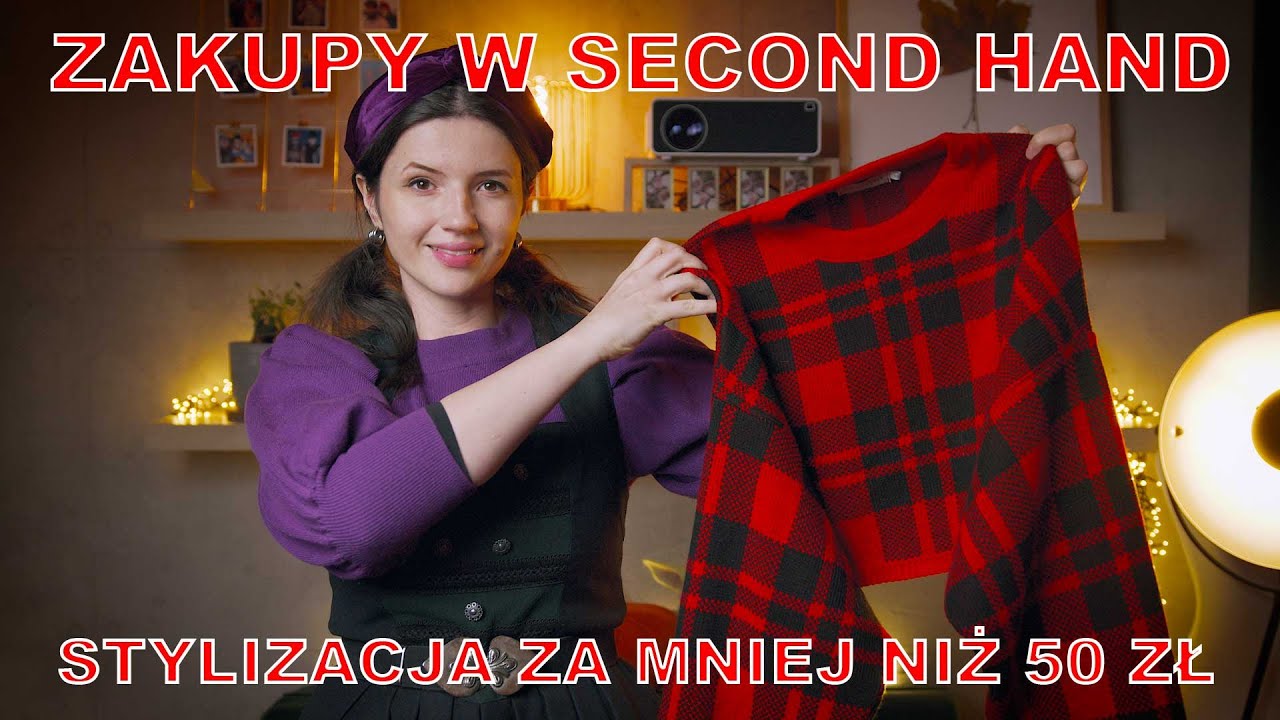 🛍️ ZAKUPY W SECOND HAND 3 stylizacje za mniej niż 50 zł ?! | HAUL SZMATEKSOWY