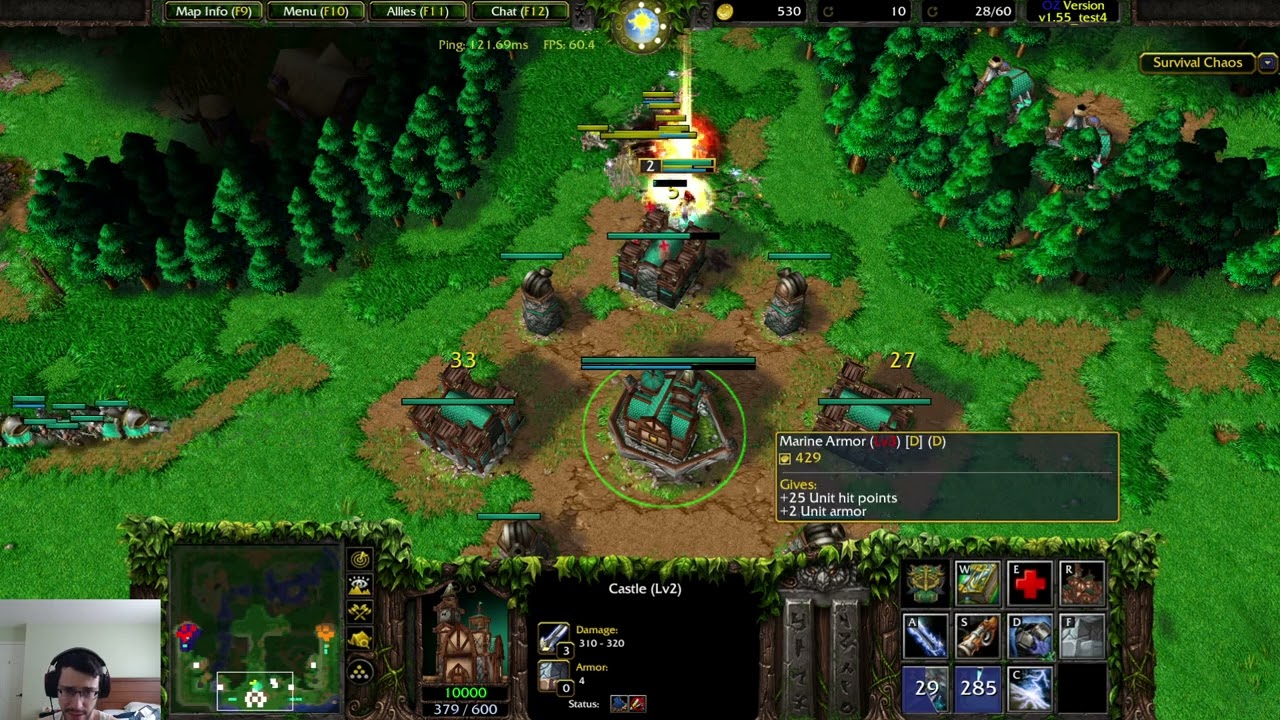 Warcraft 3 Reforged: OZ Survival Chaos! #6 - I Did Anything But Starve This Time