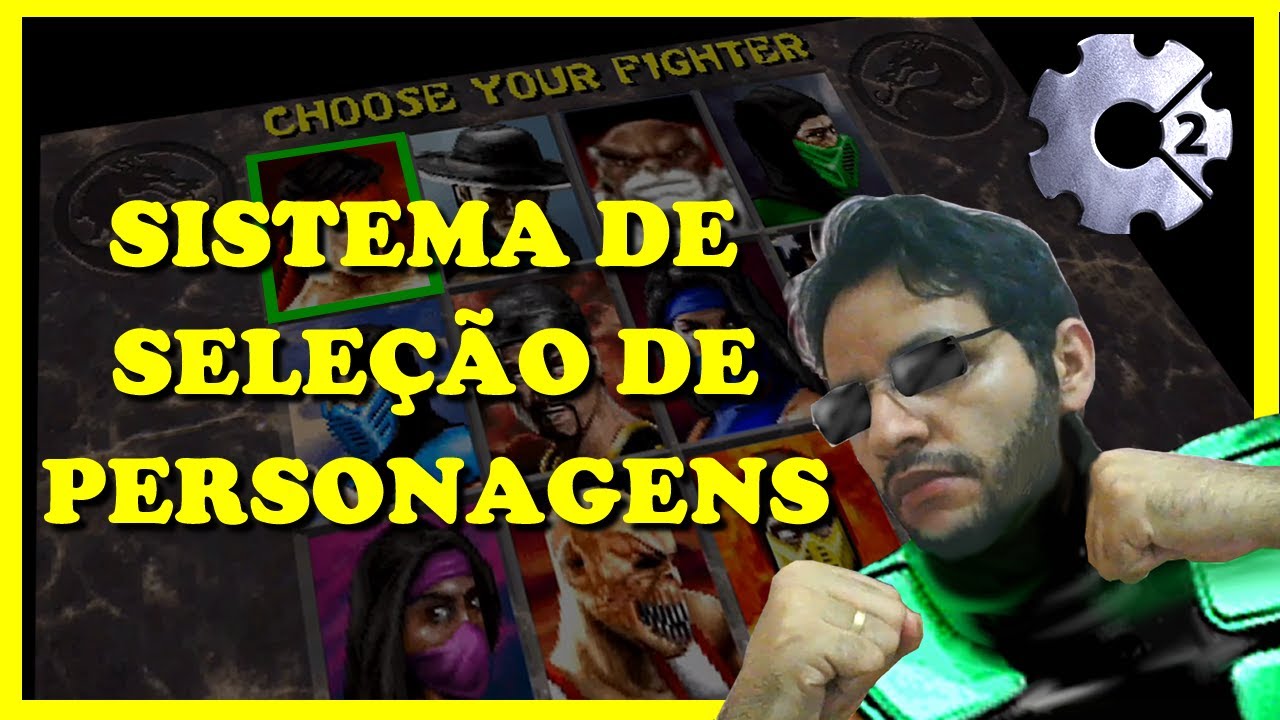 Construct 2 seleção de personagens estilo mortal kombat