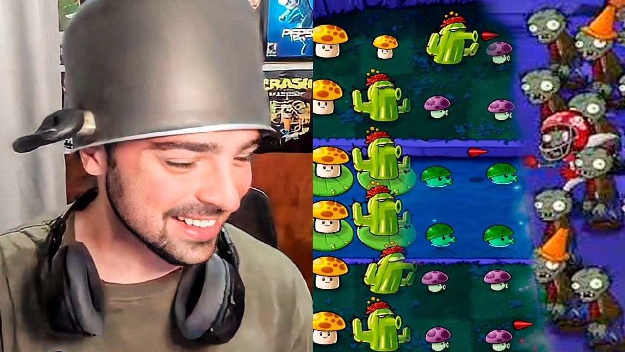 BANANIROU juega MINIJUEGOS de PLANTAS vs ZOMBIES