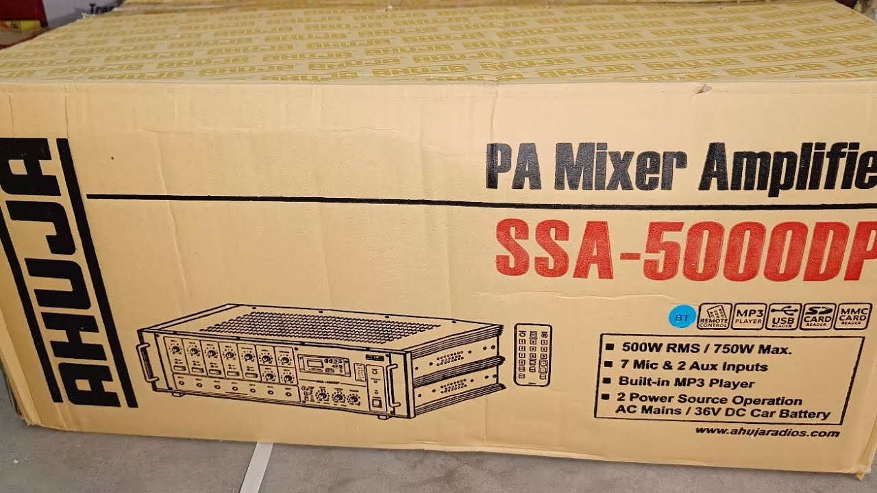 Ahuja SSA5000DP amplifier full testing video #Ahuja amplifier