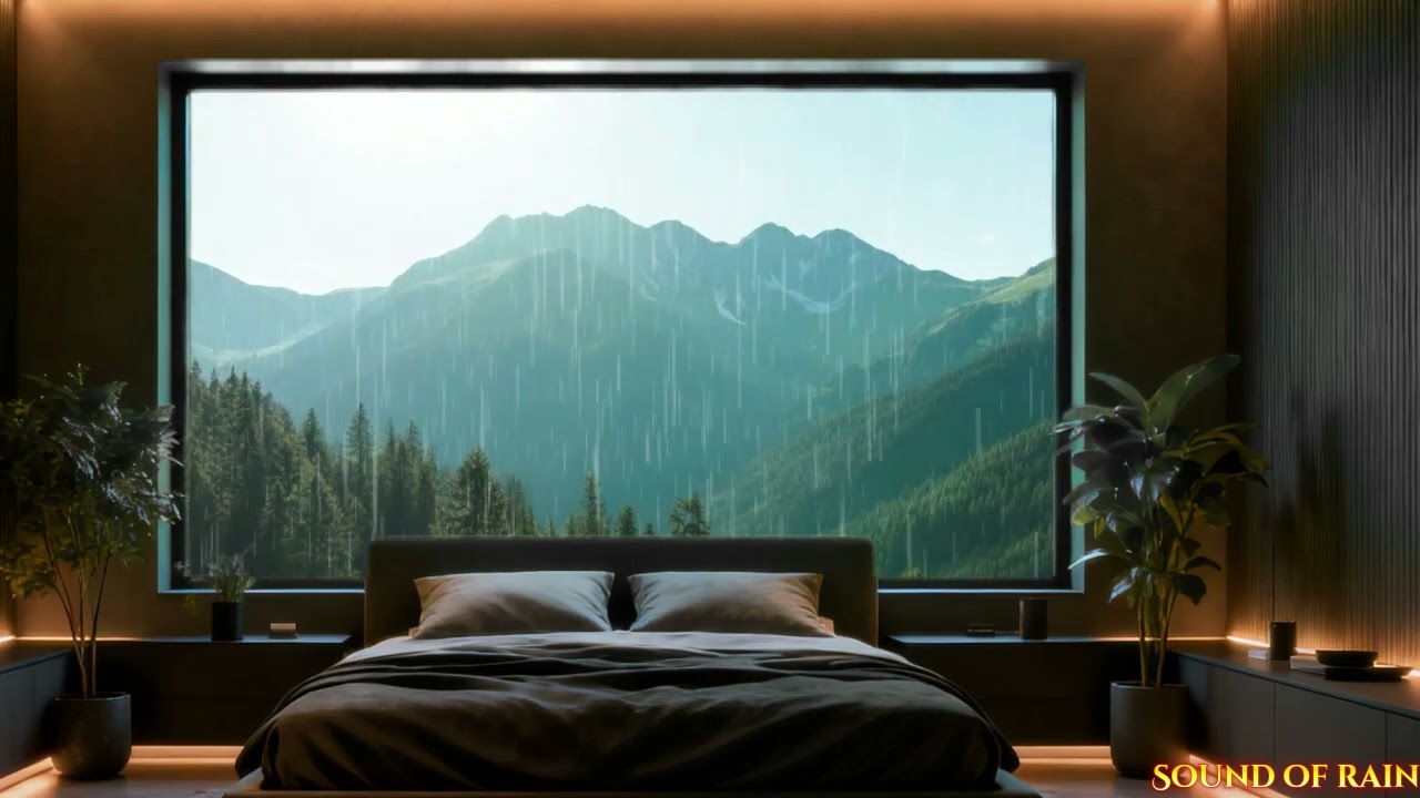 Overcome Insomnia - Goodbye Loneliness and Fall Asleep Instantly Listen to the Sound of Rain