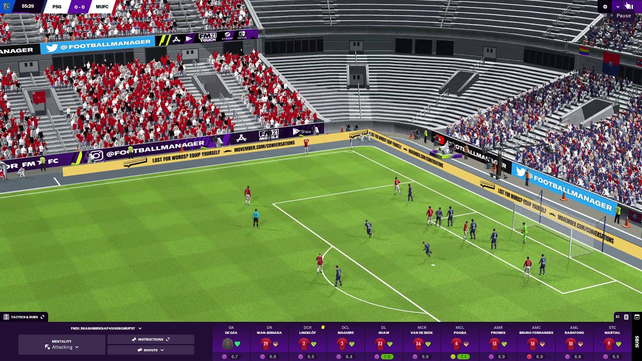 FM21.5 KING 4231 MU v PSG