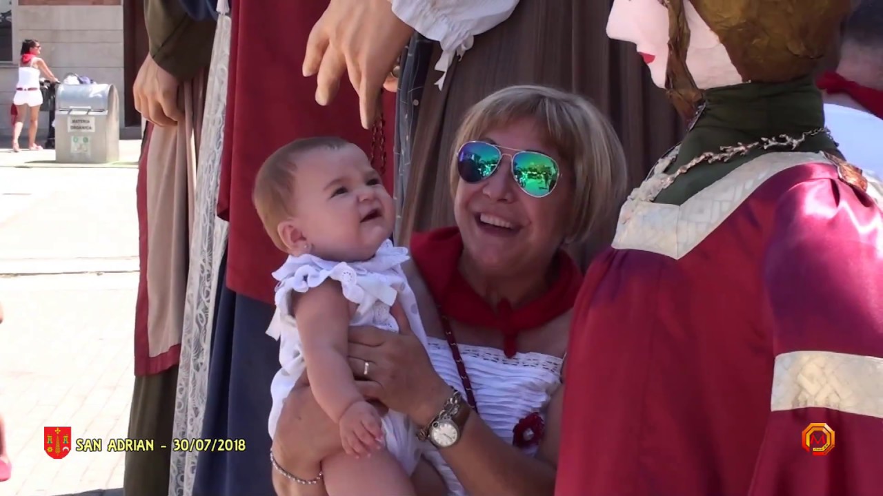 Tv San Adrian - 30/07/2018 - Fiestas - Despedida de los gigantes