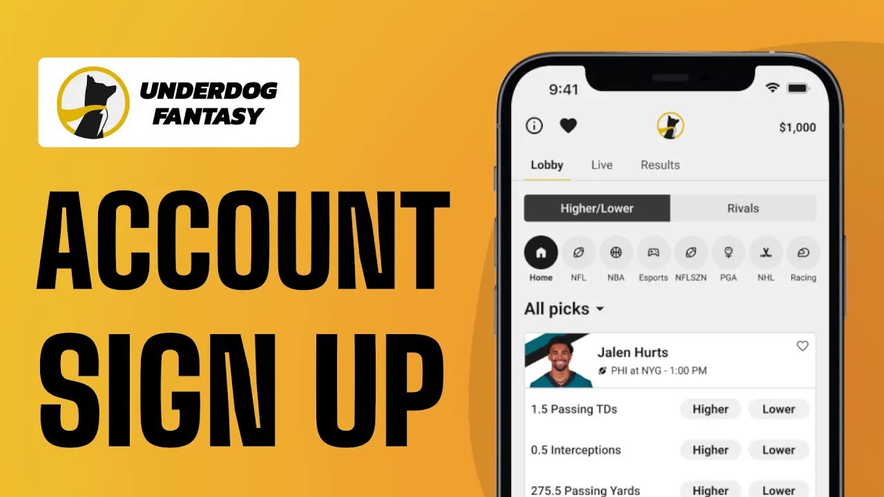 How To Sign Up For Underdog Fantasy - Full Guide 2025