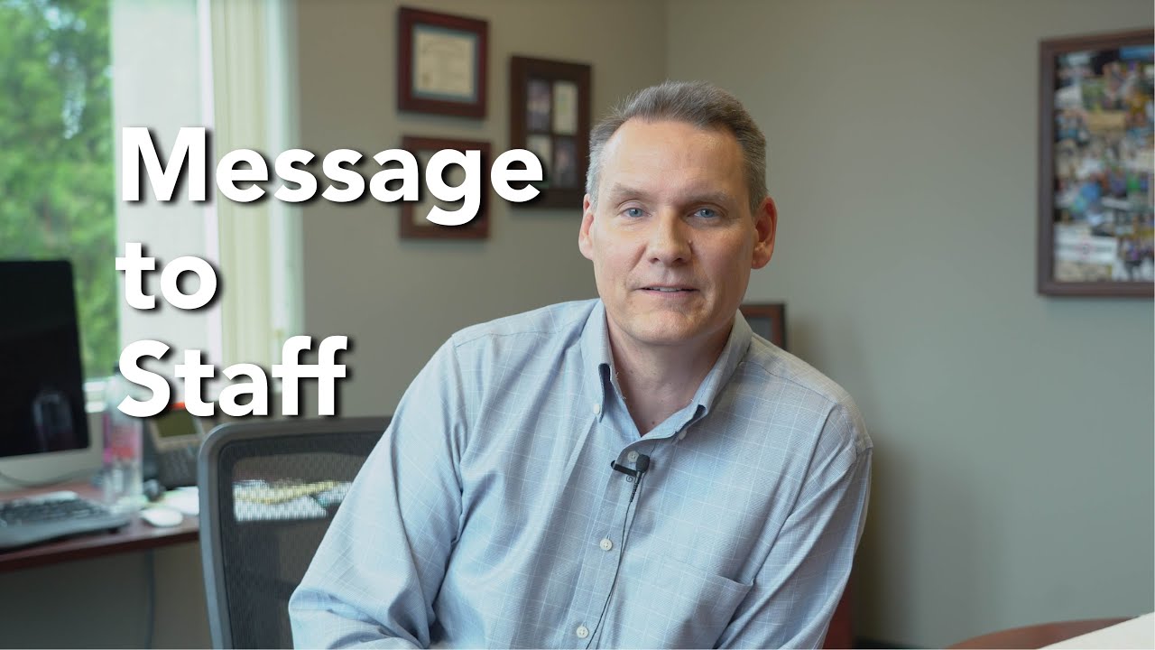 Special Announcement to Staff from Superintendent Mike Scott, June 9, 2020