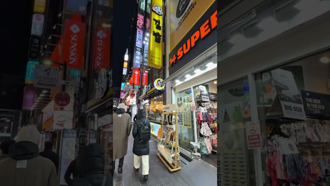 4K l Seoul 명동 야시장 쇼핑거리 풀영상 | Myeongdong Night Market Walking Tour  (Feb 18, 2026)