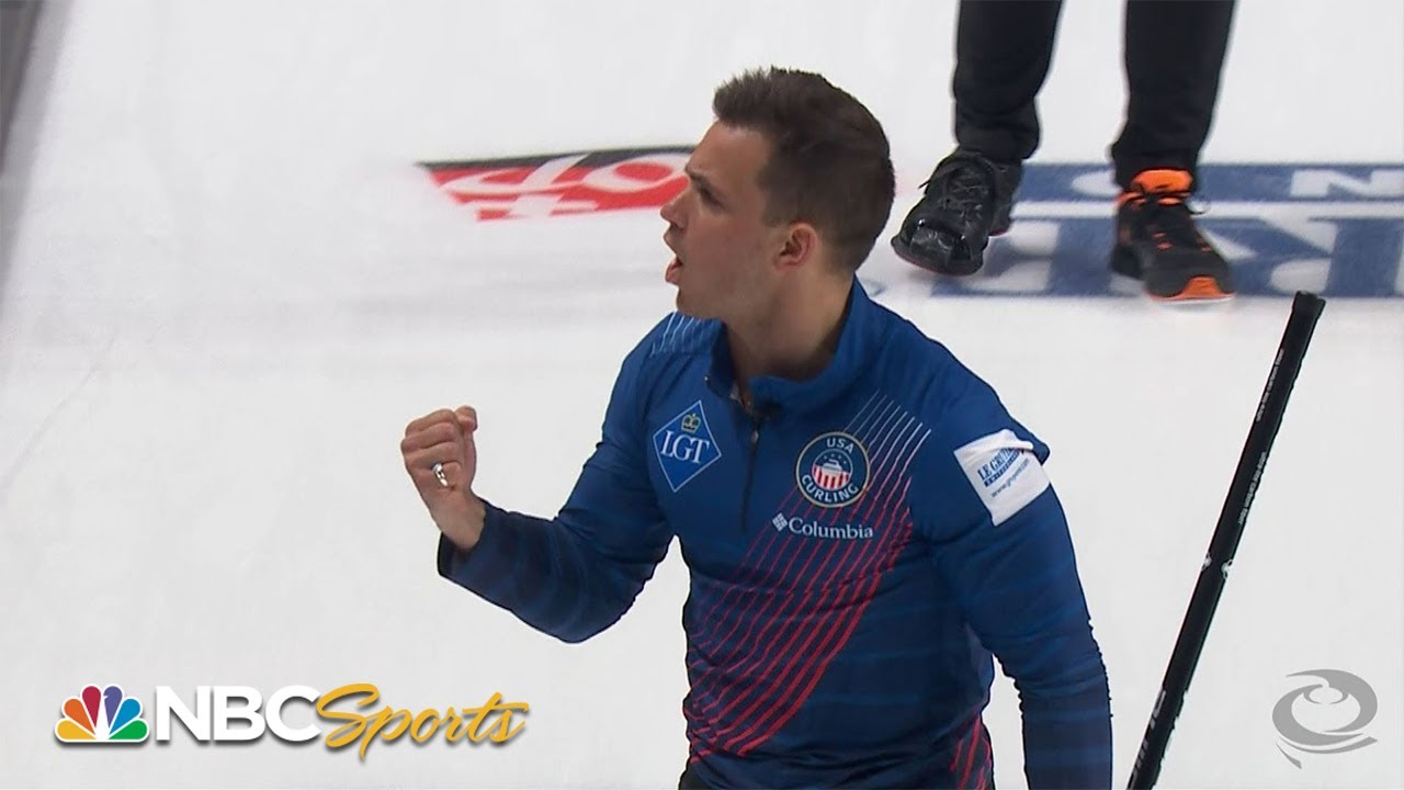 U.S. men hold off Scotland, punch ticket to World Curling Championship semis | NBC Sports