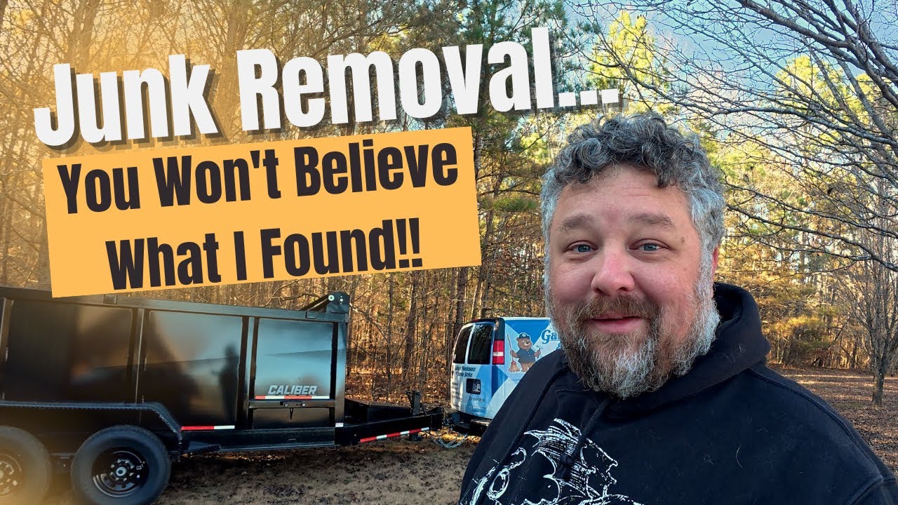 Junk Removal - Cleaning up the woods!
