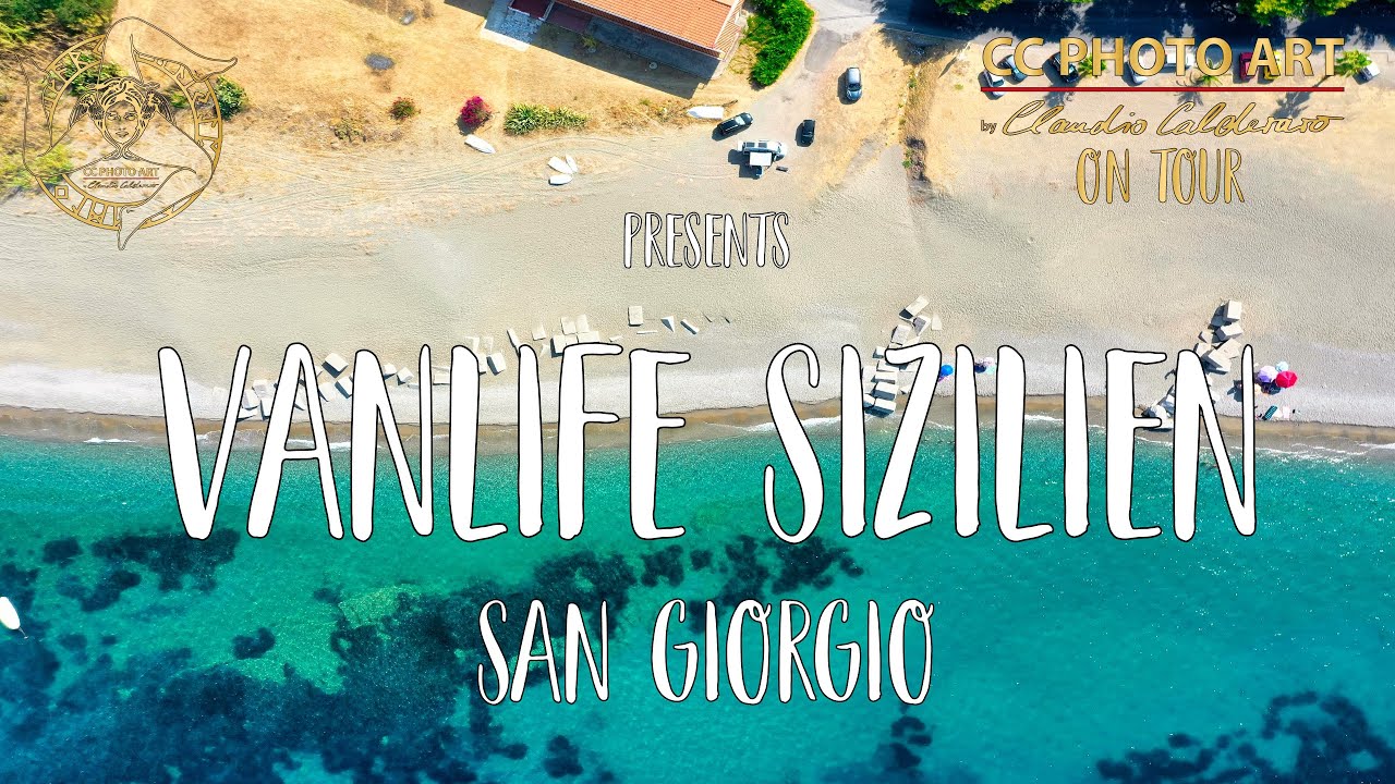 VAN LIFE SIZILIEN in SAN GIORGIO am Strand mit dem VW BUS T4 CALIFORNIA EXCLUSIVE PARK4NIGHT
