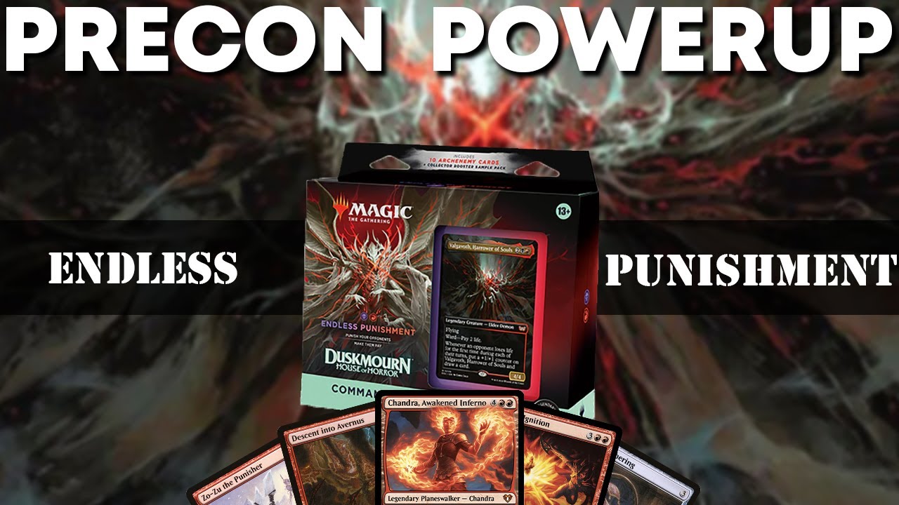 Duskmourn 'Endless Punishment' Precon Upgrade - Powering Up Valgavoth, Harrower of Souls