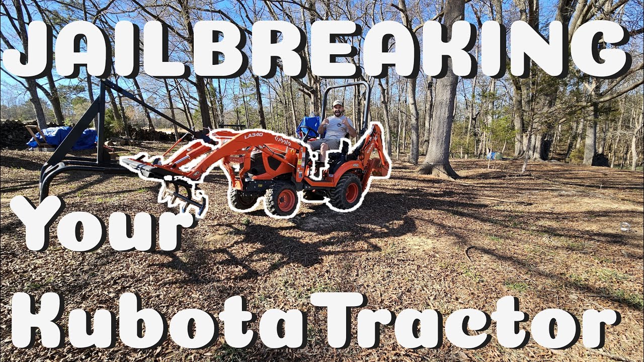 Взлом трактора Kubota для увеличения грузоподъёмности! С результатами до и после.