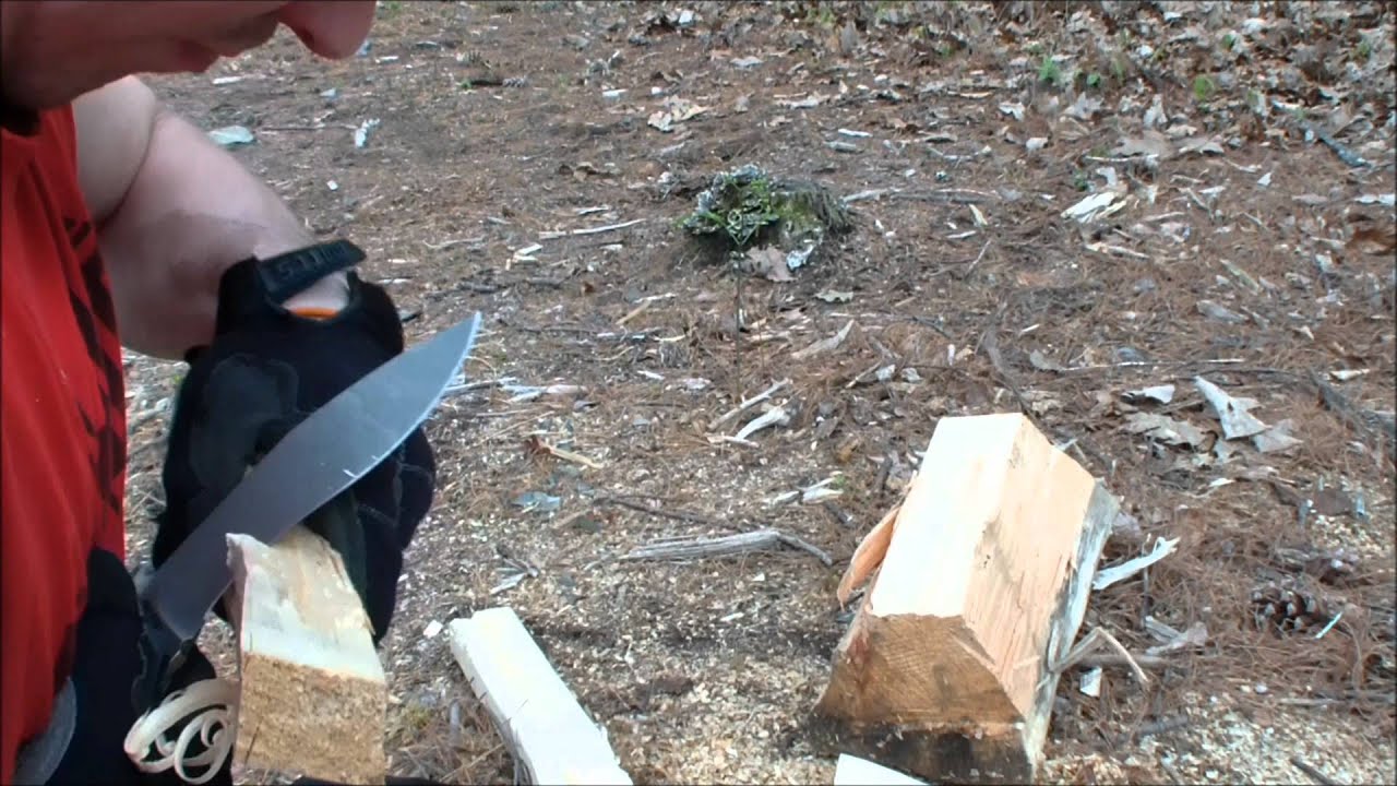 Cold Steel Rajah 2 Outdoor Testing