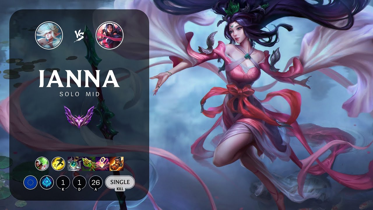 Janna Mid vs Irelia - EUW Master Patch 12.23