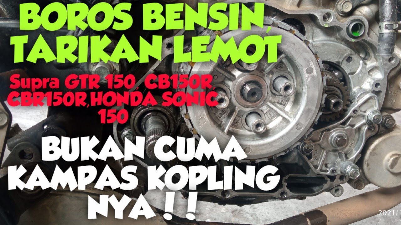 cara ganti kampas kopling Supra GTR 150