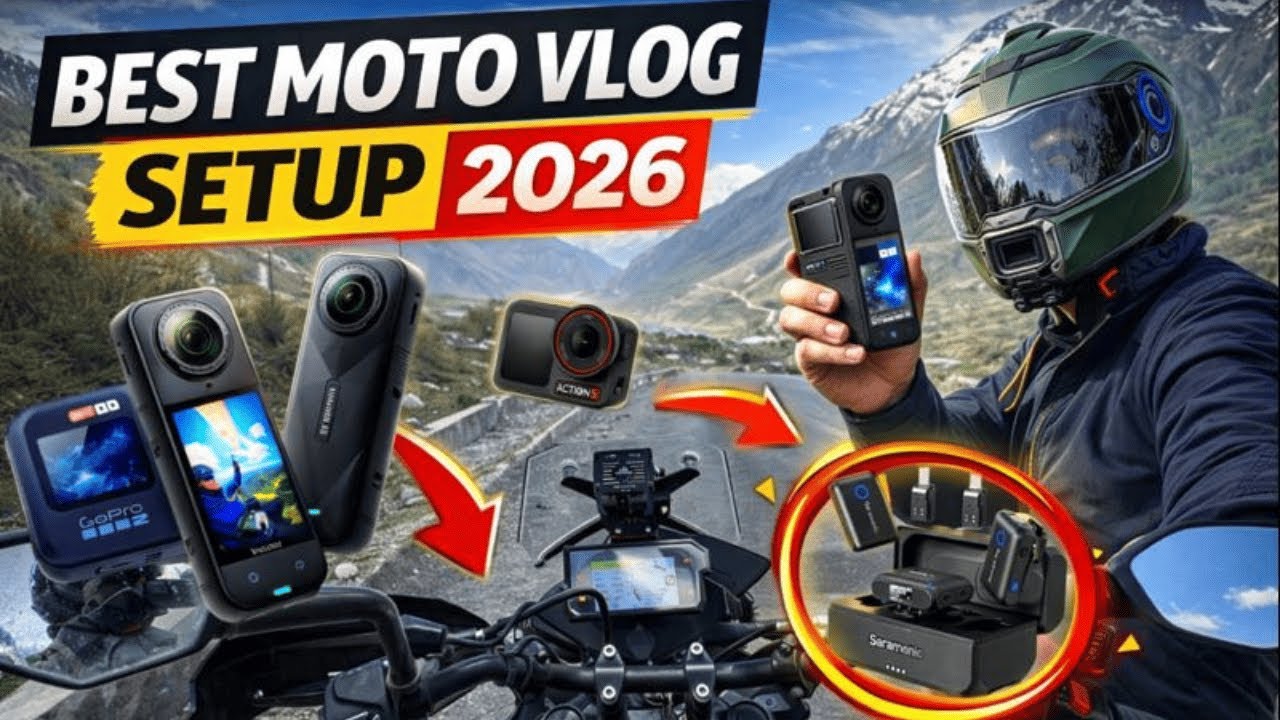 Best Moto Vlogging Setup in 2026 | Camera Mic & Mounts Full Setup Revealed