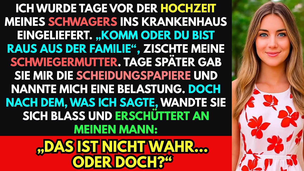 Meine Schwiegermutter stellte mir vor einer Hochzeit ein Ultimatum — doch sie rechnete nicht damit…