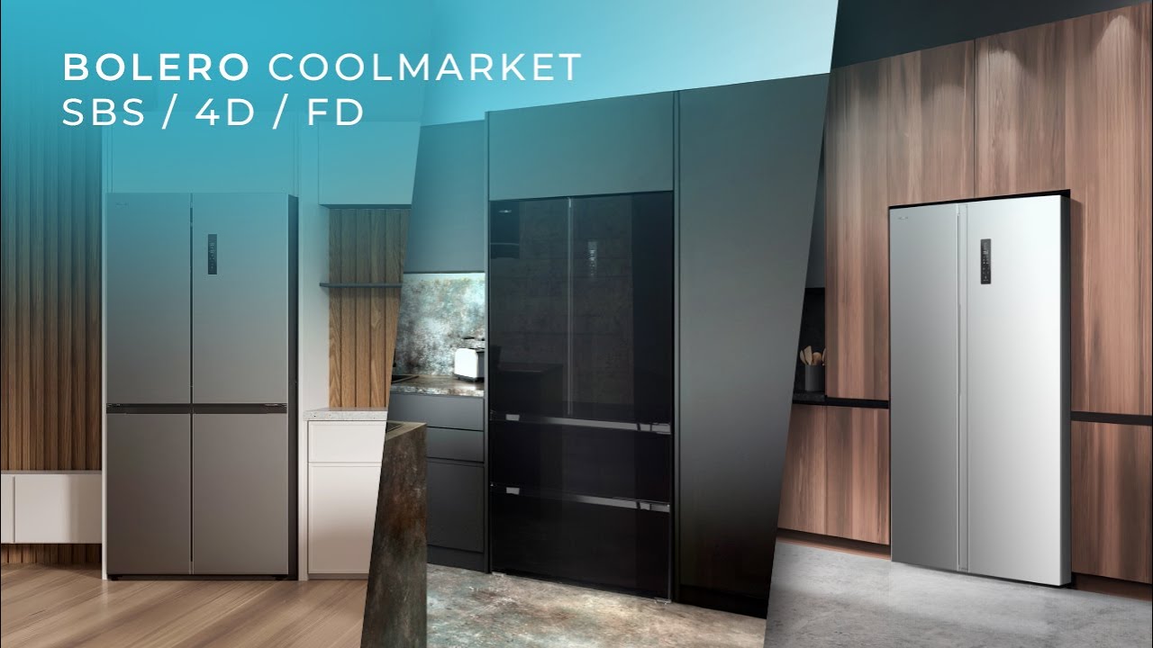 Gama frigoríficos americanos Bolero CoolMarket SBS/ 4D/ FD